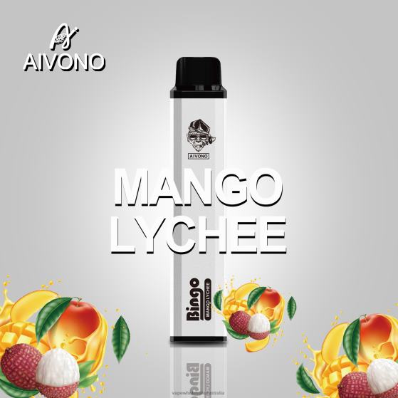 Vape Wholesale Aus - Aivono AIM BINGO 4000 Mango Lychee D24H0139