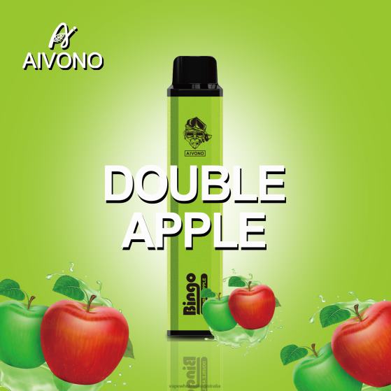 Vape Wholesale Supplier - Aivono AIM BINGO 4000 Double Apple D24H0138