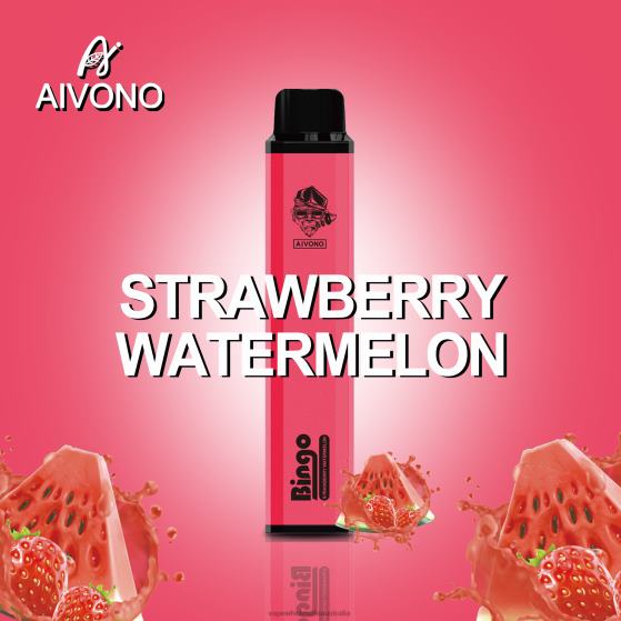 Vaping Supplies Amazon - Aivono AIM BINGO 4000 Strawberry Watermelon D24H0133