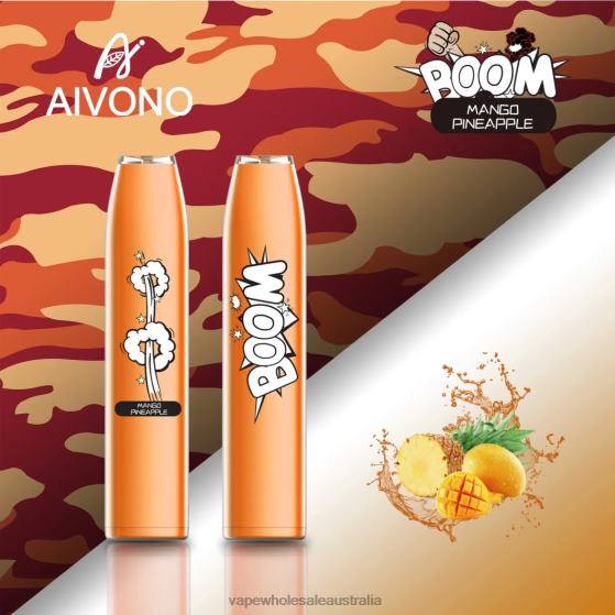 Vaping Supplies Online - Aivono AIM BOOM 600 Mango Pineapple D24H0360