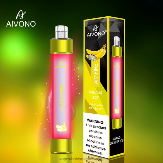 Vape Wholesale Melbourne - Aivono AIM FIRE 1000 Banana Ice D24H0324