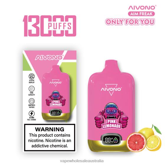 Vape Wholesale Australia - Aivono AIM FREAK 13000 Pink Lemonade D24H0249