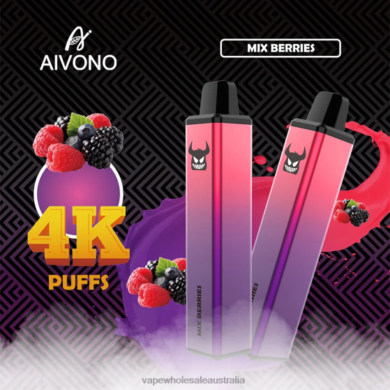 Electronic Cigarette Wholesale - Aivono AIM FREAK 4000 Mixed Berries D24H0260