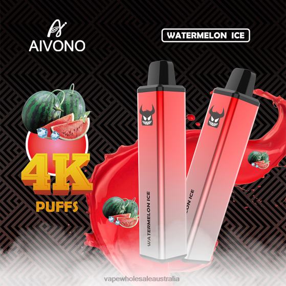 Vape Wholesale Aus - Aivono AIM FREAK 4000 Watermelon Ice D24H0253