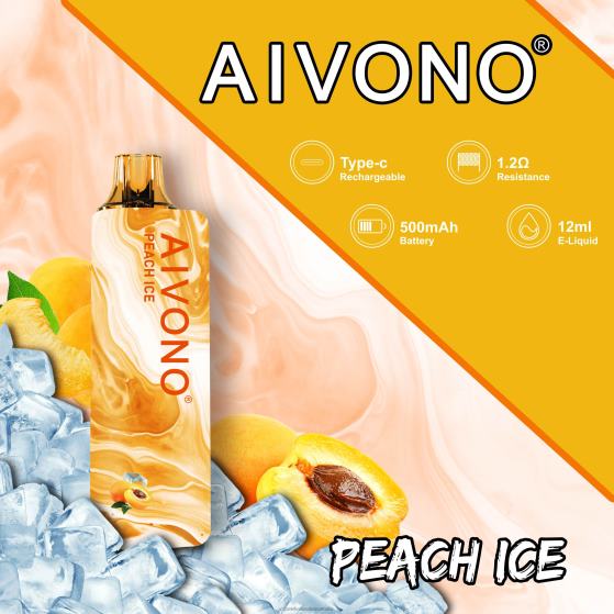 Vape Wholesale Global - Aivono AIM GUN 7000 Peach Ice D24H0103