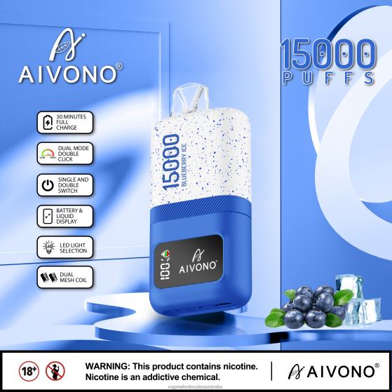 E Cigarette Wholesale - Aivono AIM magic 15000 Blueberry Ice D24H068