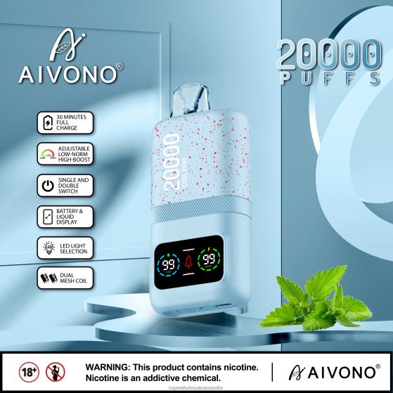 Vape Wholesale Global - Aivono AIM magic 20000 Cool Mint D24H084