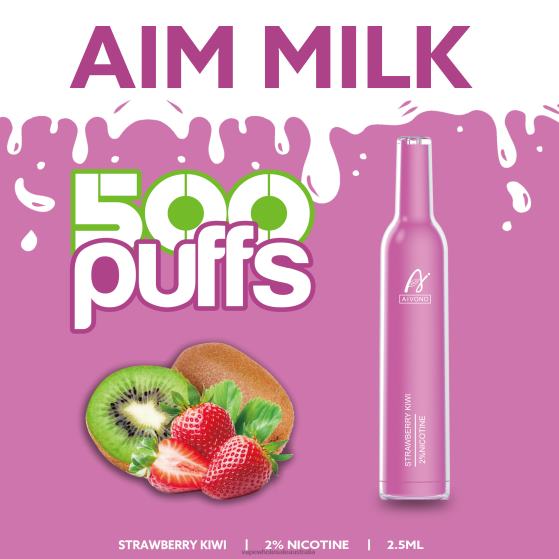 Vape Wholesale Supplier - Aivono AIM MILK 500 Strawberry Kiwi D24H0271