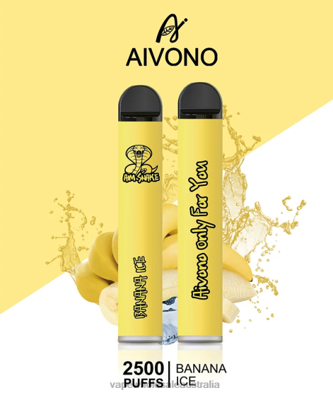 Electronic Cigarette Wholesale - Aivono AIM SNAKE 2500 Banana Ice D24H0298