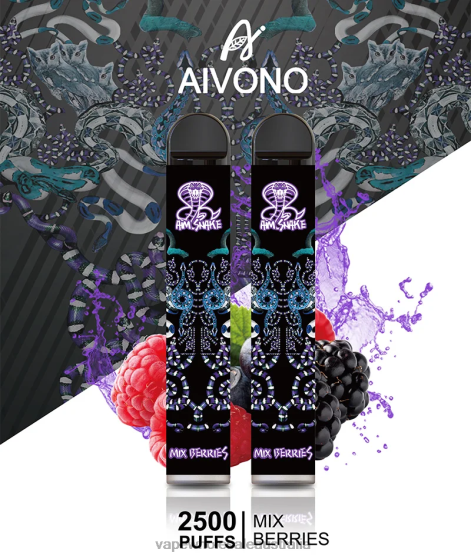 Vape Wholesale Global - Aivono AIM SNAKE 2500 Mix Berries D24H0312