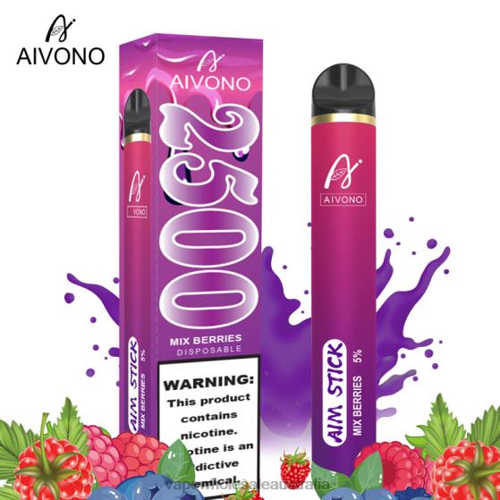 Vape Wholesale Aus - Aivono AIM STICK 2500 Mix Berries D24H0158