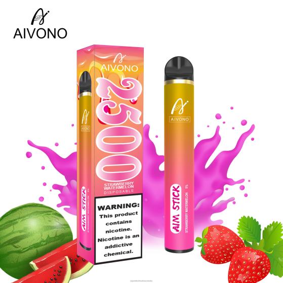 Vaping Supplies Australia - Aivono AIM STICK 2500 Strawberry Watermelon D24H0149