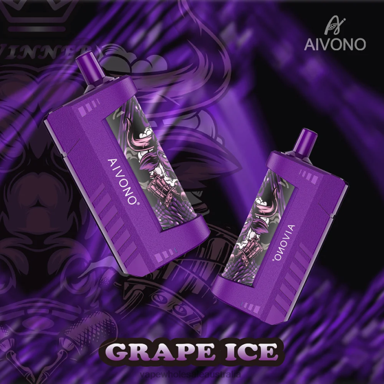 E Cigarette Wholesale - Aivono AIM WINNER 5000 Grape Ice D24H0125