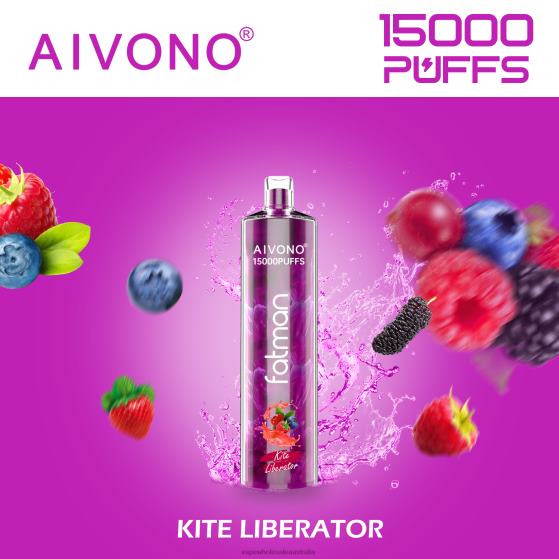 Electronic Cigarette Wholesale - Aivono FATMAN 15000 Kite Liberator D24H013