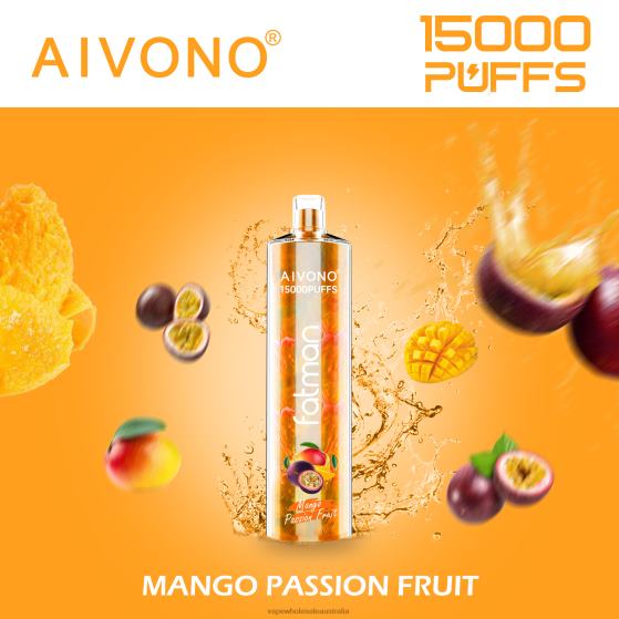 Vaping Supplies Amazon - Aivono FATMAN 15000 Mango Passion Fruit D24H019