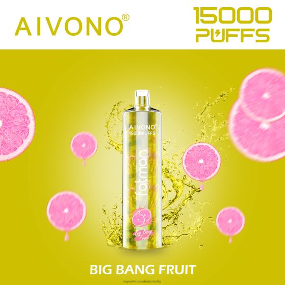 Vaping Supplies Australia - Aivono FATMAN 15000 Big Bang Fruit D24H016