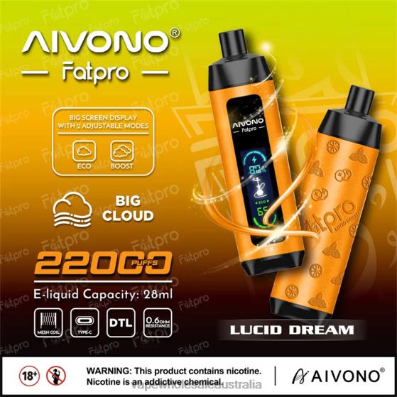 Vape Wholesale Distributor - Aivono Fatpro 22000 Lucid Dream D24H07