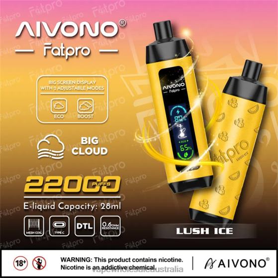 Vape Wholesale Sydney - Aivono Fatpro 22000 Lush Ice D24H03