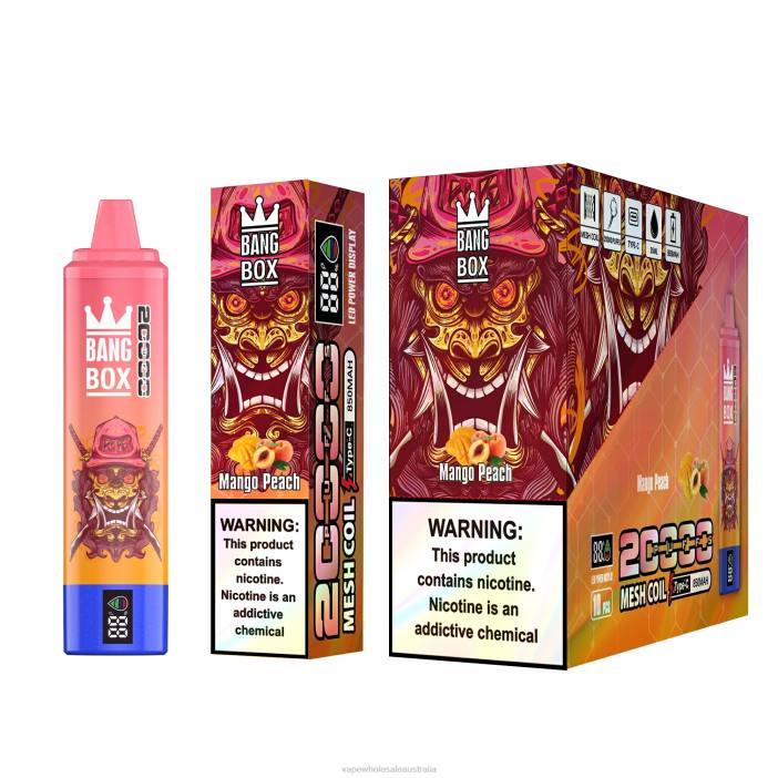 Mango Peach - vape wholesale global 4DF0R128 Bang Box 20000