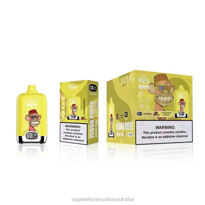 Strawberry Banana - e cig wholesale 4DF0R131 Bang Box 15000