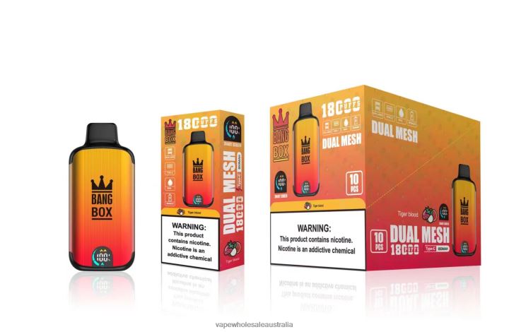 Vaping Supplies Amazon - Bang Box 18000 puffs Tiger Blood 608HD94