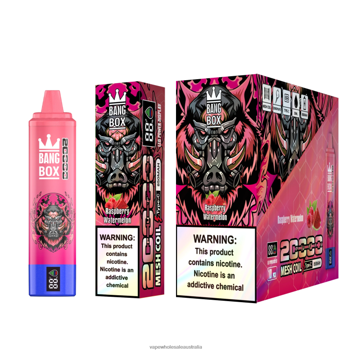 Vaping Supplies Amazon - Bang Box 20000 Raspberry Watermelon 608HD53