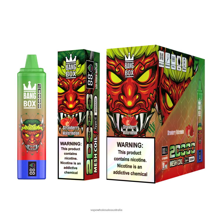 Vaping Supplies Online - Bang Box 20000 Strawberry Watermelon 608HD52