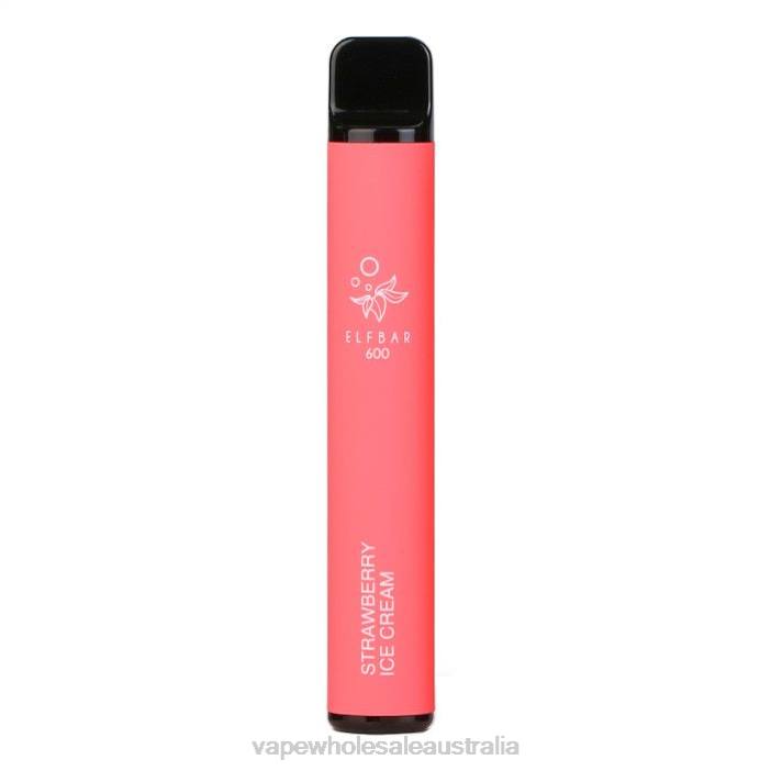 Strawberry Ice Cream - vape wholesale Australia 4DF0R104 ELFBAR 600