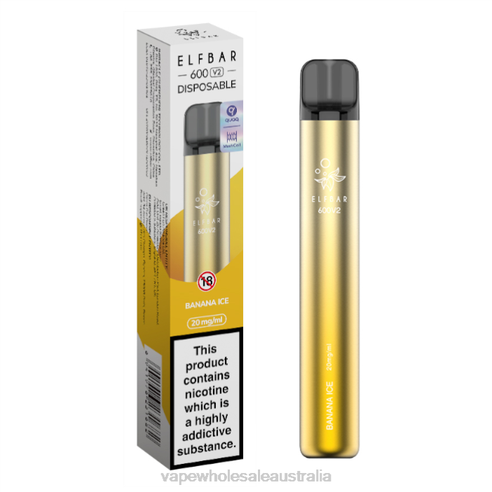 Banana Ice - vape wholesale distributor 4DF0R272 ELFBAR 600V2 20mg