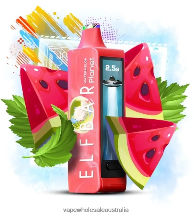 E Cigarettes Wholesale Suppliers - Watermelon Elf Bar Planet 25000 0R8P4612