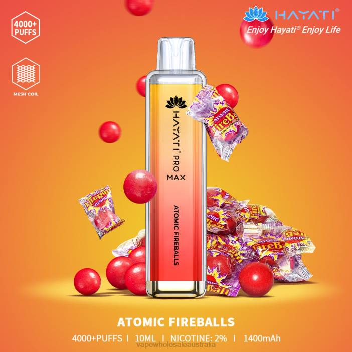 Atomic Fireball - vape wholesale Melbourne 4DF0R143 Hayati Pro Max 4000