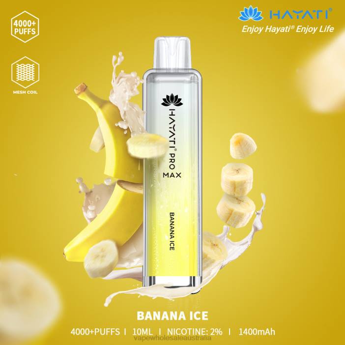 Banana Ice - vape wholesale Australia 4DF0R144 Hayati Pro Max 4000