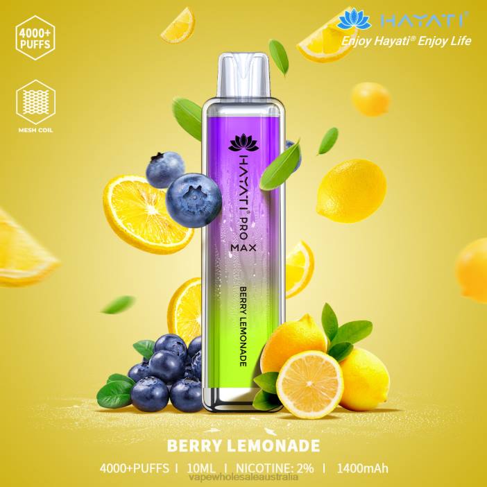 Berry Lemonade - vape wholesale Sydney 4DF0R145 Hayati Pro Max 4000