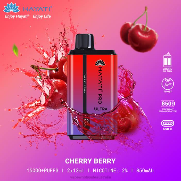 Cherry Berry - vape wholesale Australia 4DF0R204 Hayati Pro Ultra