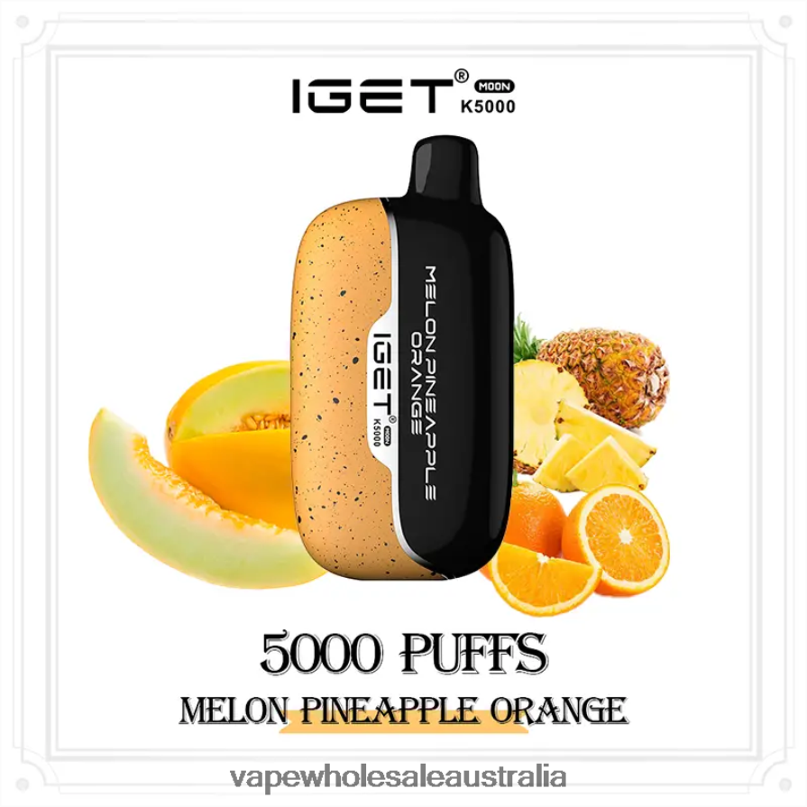 Electronic Cigarette Wholesale - IGET Moon K5000 Melon Pineapple Orange B6884B13