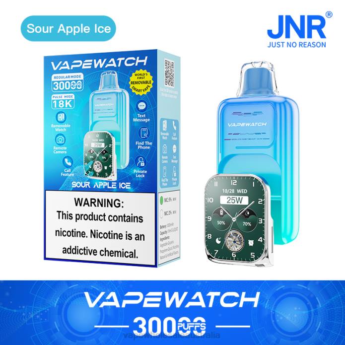 JNR Vape Watch - vape wholesale Sydney Sour Apple Ice 0ZJ8T5