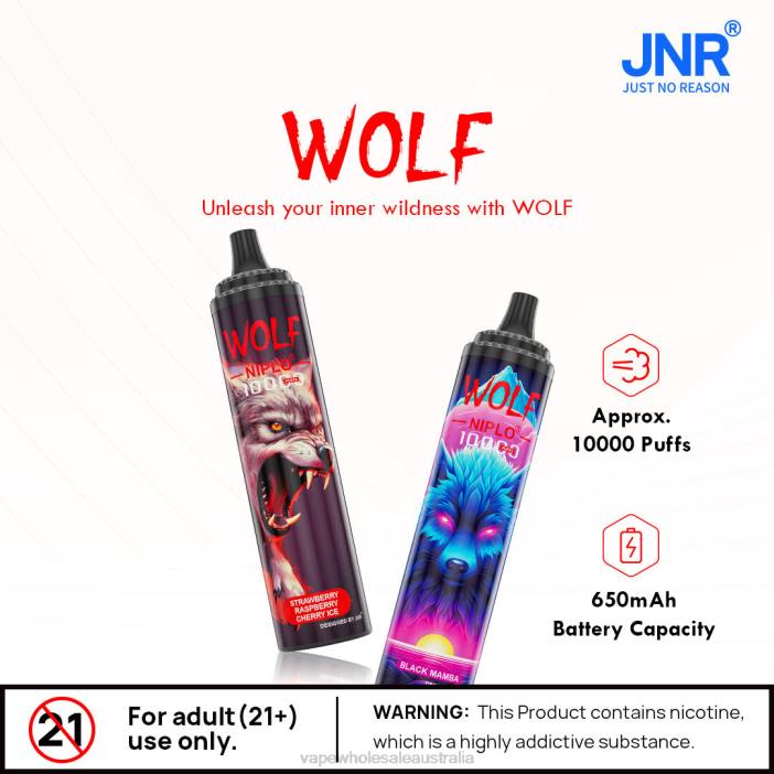 Peach Ice - vape wholesale distributor 4DF0R102 JNR WOLF NIPLO