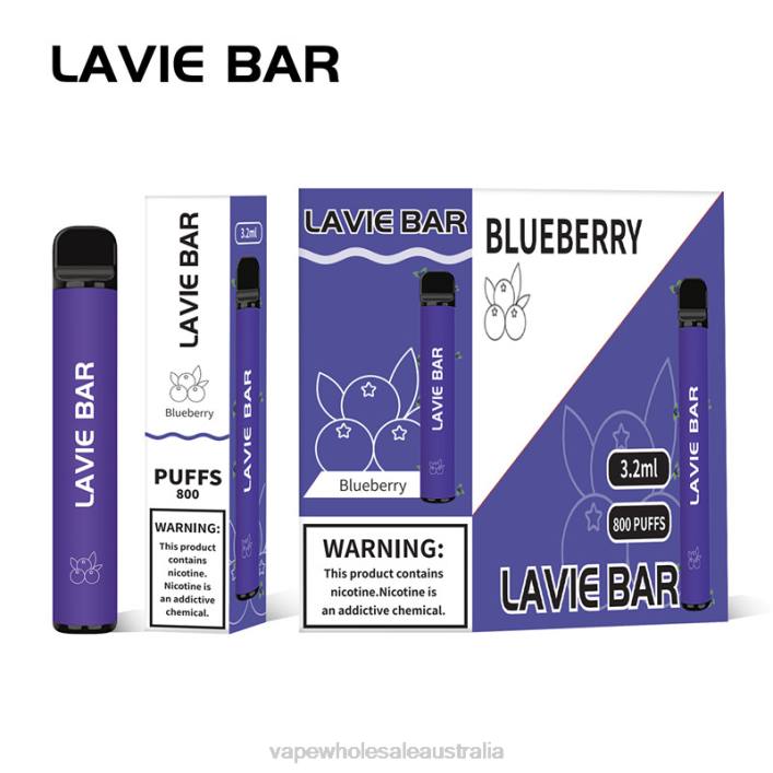 Vape Wholesale Aus - Blueberry Ice LAVIE BAR 800 Puffs 8L8X310