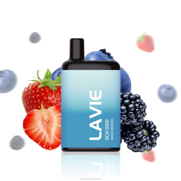 Electronic Cigarette Wholesale - Mixed Berries LAVIE BOX 6000 Puffs 8L8X203