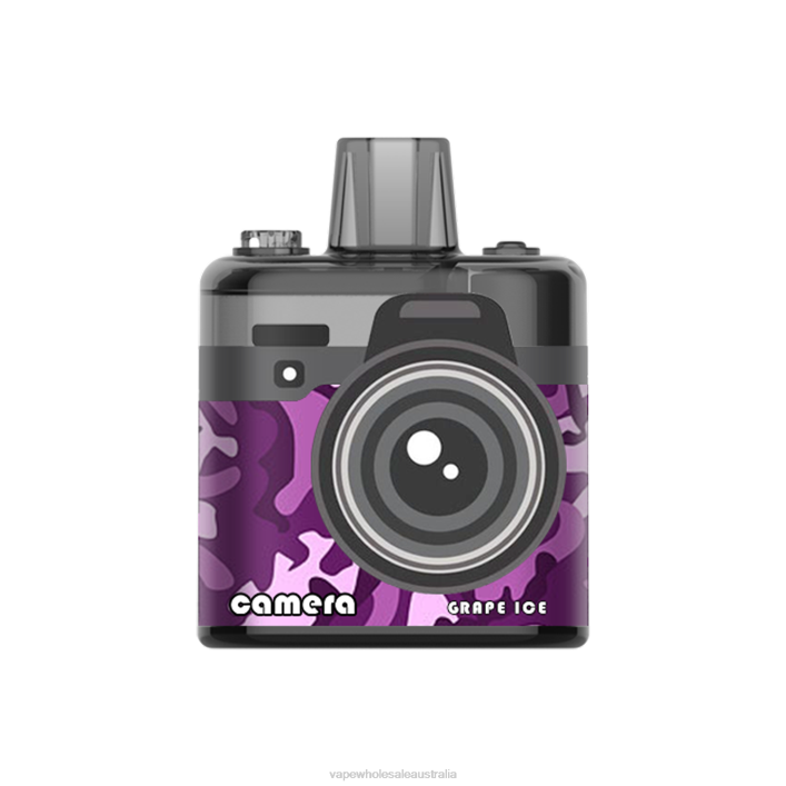 Vape Wholesale Melbourne - Grape Ice LAVIE Camera 8000 Puffs 8L8X172