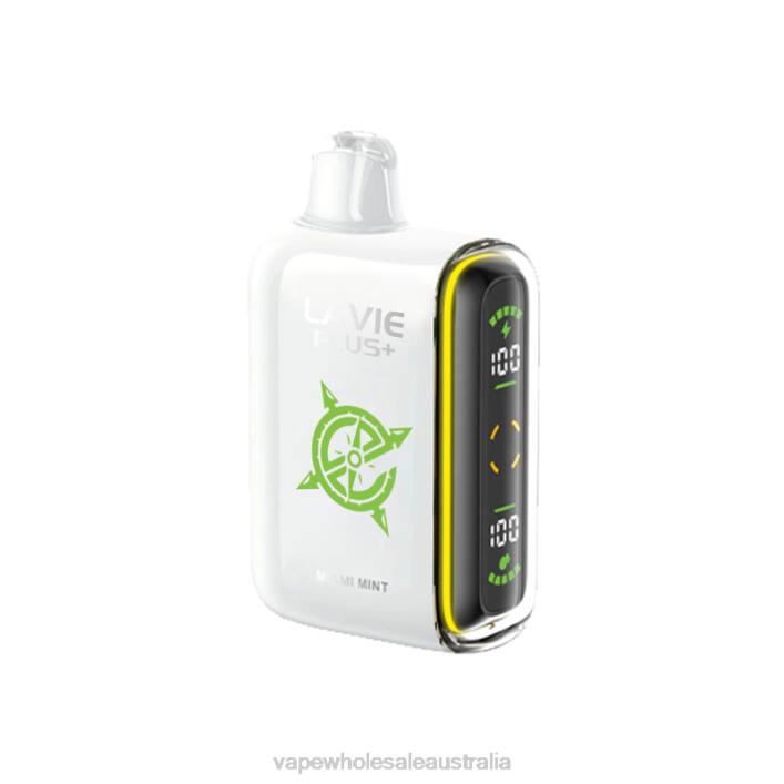 Vape Wholesale Sydney - Miami Mint LAVIE PLUS 15000 Puffs 8L8X98