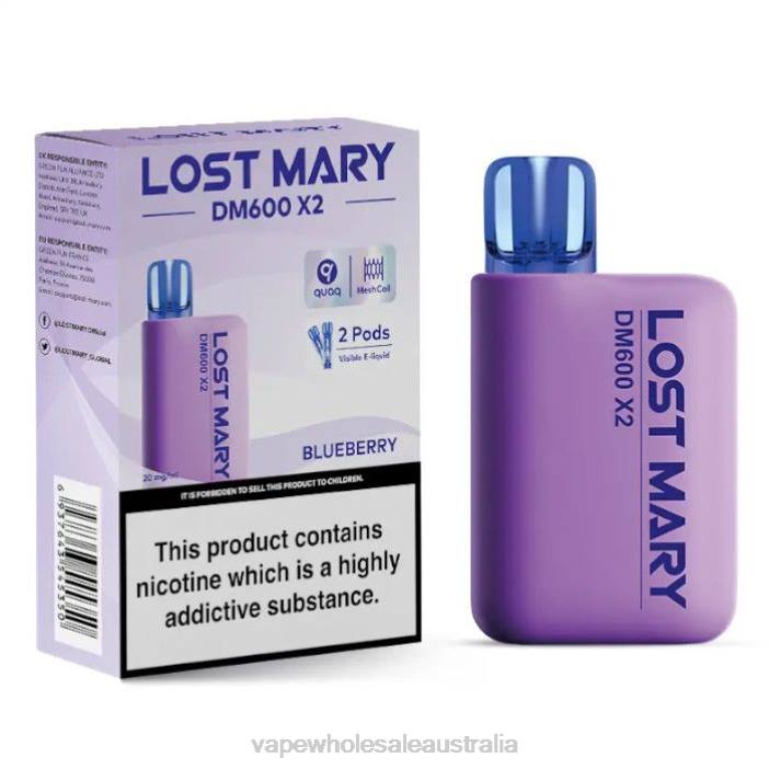 Blueberry - vape wholesale aus 4DF0R467 LOST MARY DM600 X2