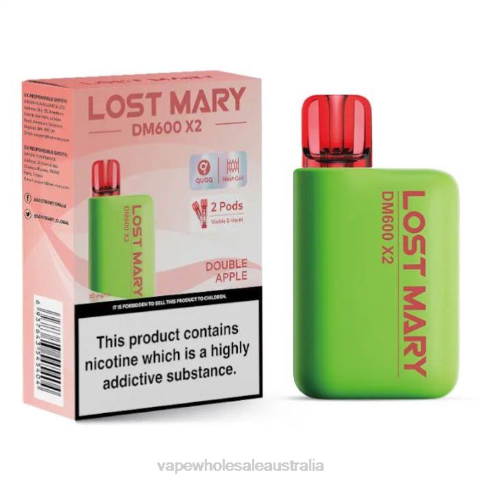 Double Apple - e cig wholesale 4DF0R471 LOST MARY DM600 X2