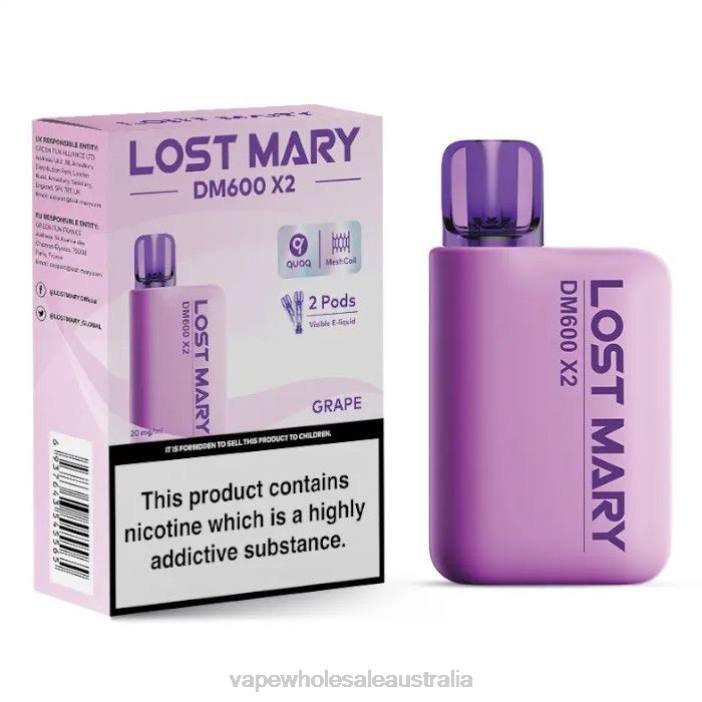 Grape - vape wholesale distributor 4DF0R472 LOST MARY DM600 X2