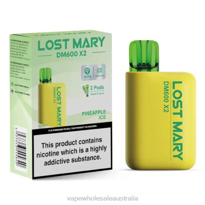 Pineapple Ice - vape wholesale aus 4DF0R477 LOST MARY DM600 X2