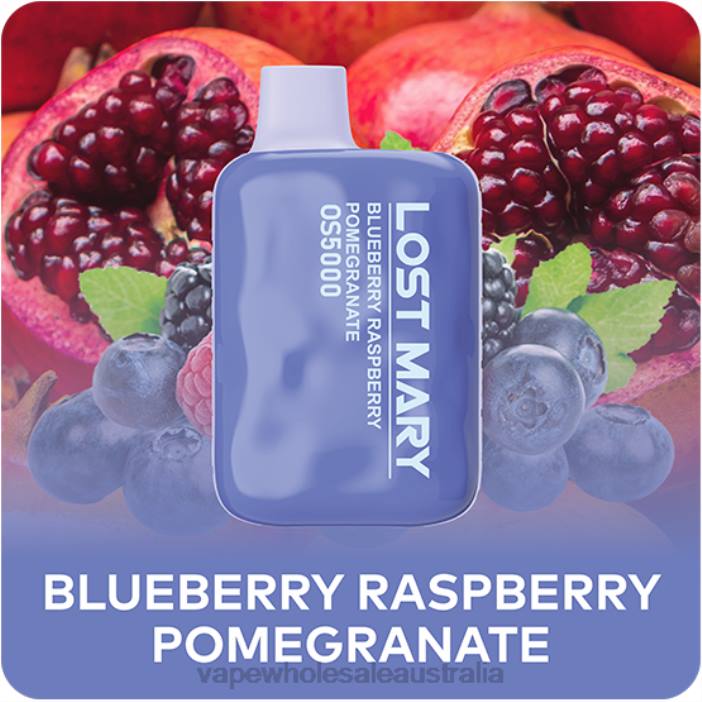 Blueberry Raspberry Pomegranate - vape wholesale aus 4DF0R487 LOST MARY OS5000