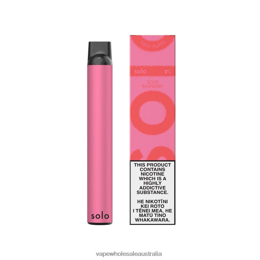 Electronic Cigarette Wholesale - Solo Disposable Vape Sour Raspberry 4BT8JZ13