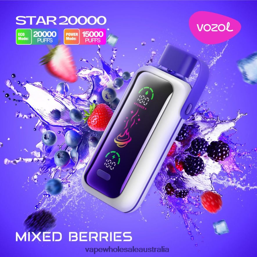 Electronic Cigarette Wholesale Supplier - MIXED BERRIES VOZOL STAR 20000 04V6D414