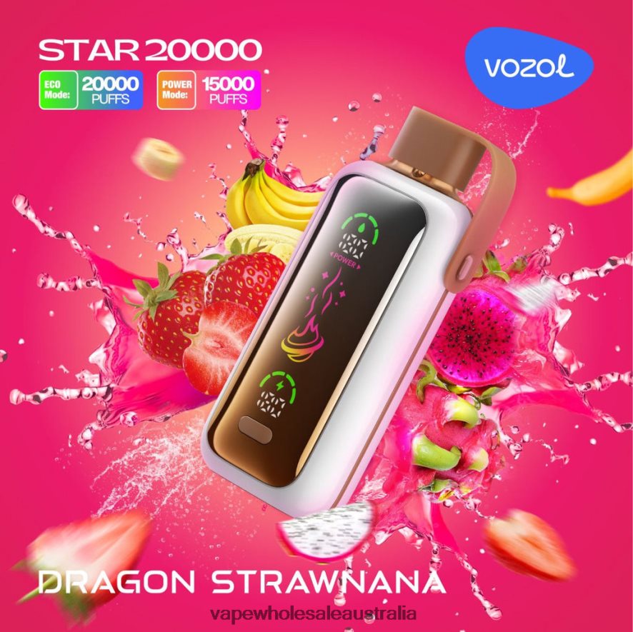 Vape Wholesale Global - DRAGON STRAWNANA VOZOL STAR 20000 04V6D48