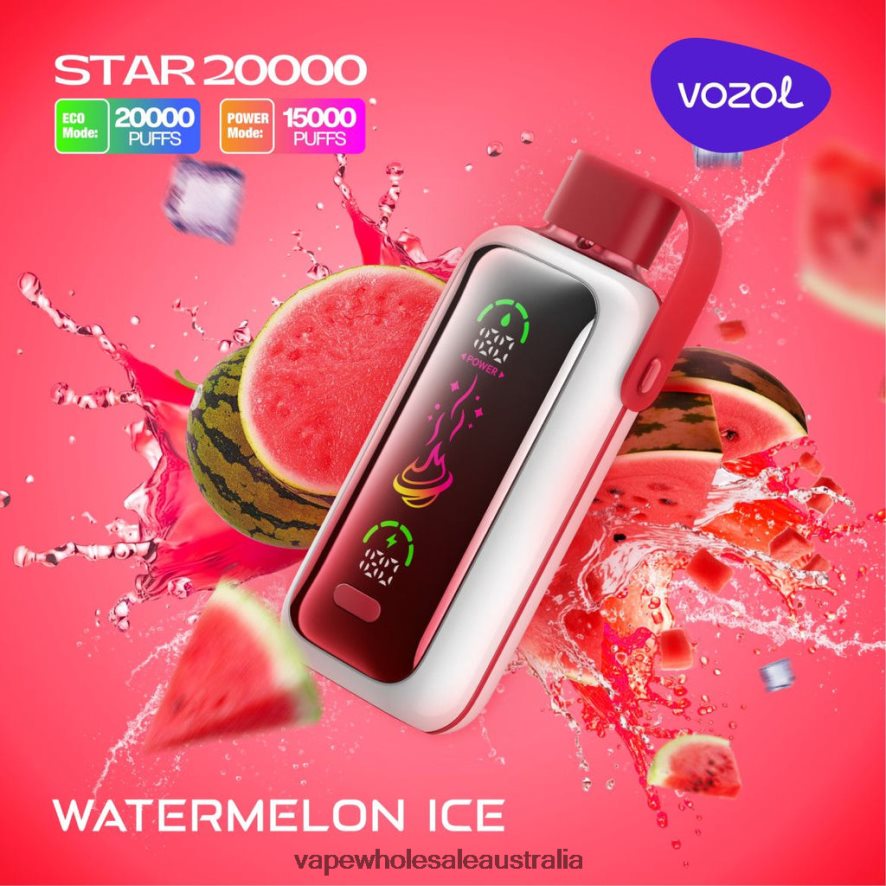 Vape Wholesale Sydney - WATERMELON ICE VOZOL STAR 20000 04V6D43